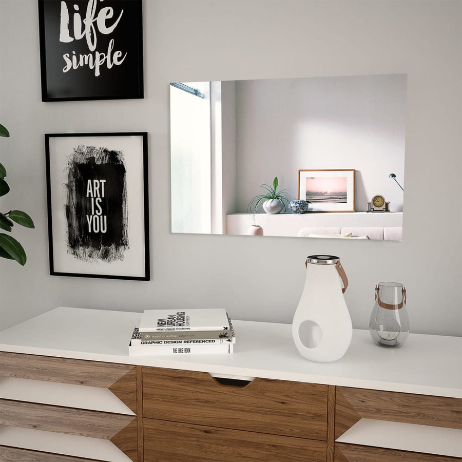 Wandspiegel Rechthoekig Glas 1 60 x 40 cm zonder LED