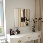 Square wall mirror 60x60 cm glass