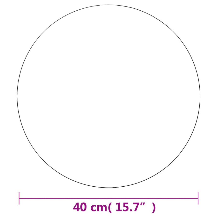 Wandspiegel Rond 40 Cm Glas 1 Φ 40 cm zonder LED