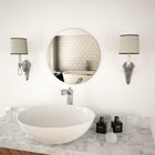 Wall mirror round 40 cm glass