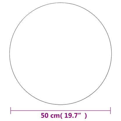 Wandspiegel Rond 50 Cm Glas 1 Φ 50 cm zonder LED