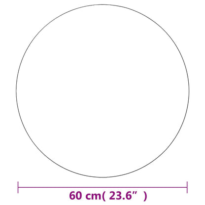 Wandspiegel Rond 60 Cm Glas 1 Φ 60 cm zonder LED