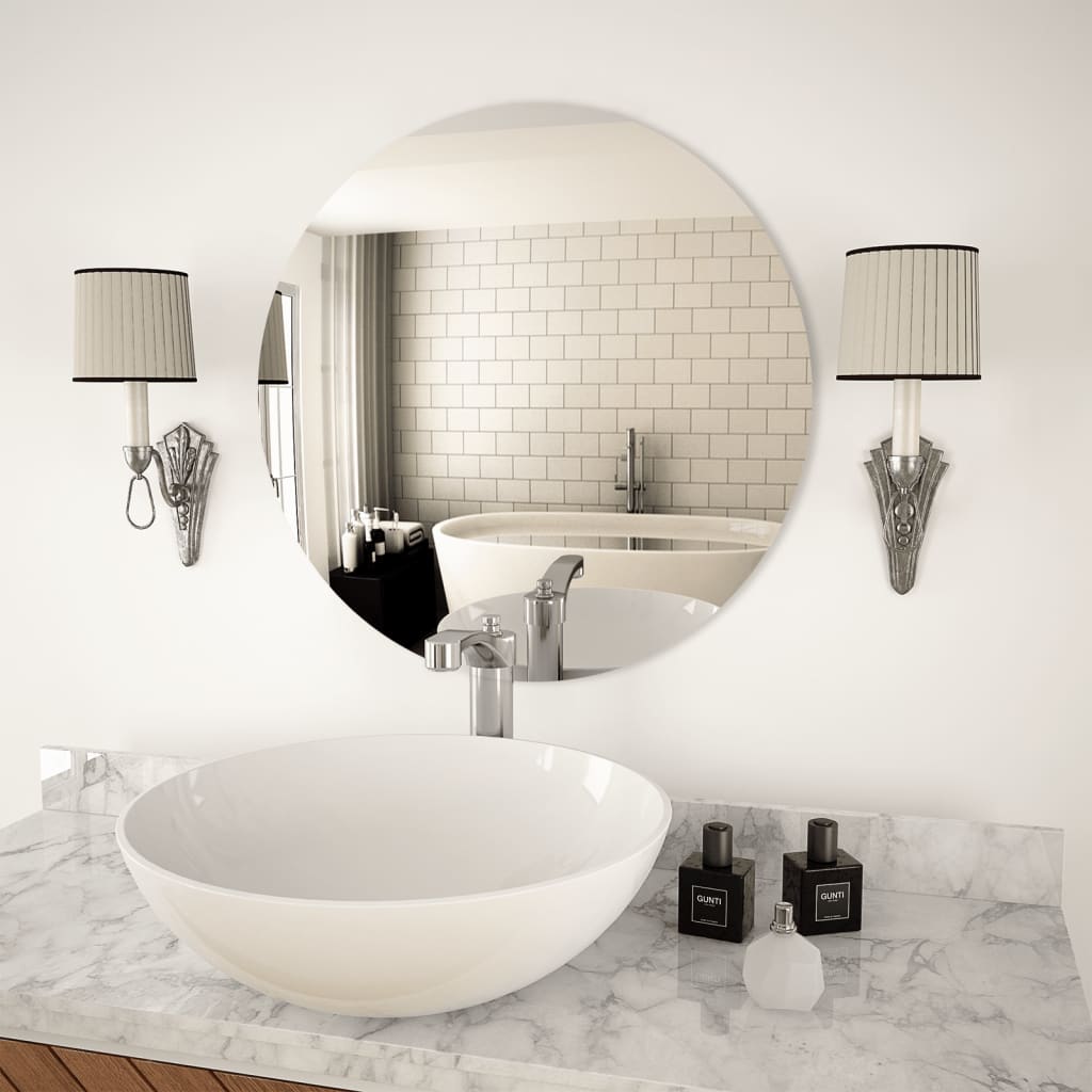 Wandspiegel Rond 60 Cm Glas 1 Φ 60 cm zonder LED