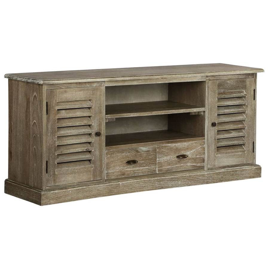 Tv-Meubel 145X35X60 Cm Massief Mindihout
