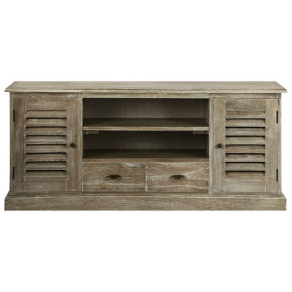 Tv-Meubel 145X35X60 Cm Massief Mindihout