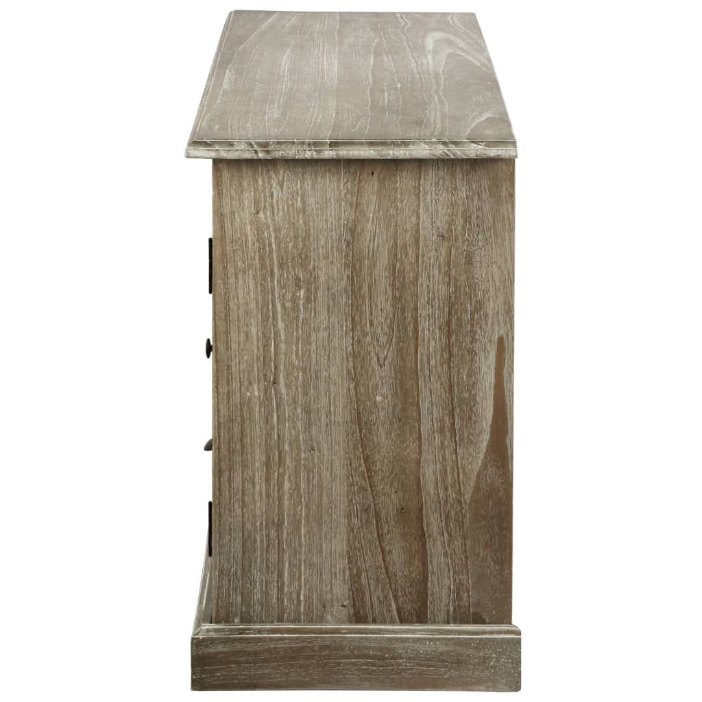 Tv-Meubel 145X35X60 Cm Massief Mindihout