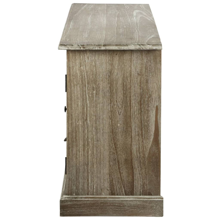 Tv-Meubel 145X35X60 Cm Massief Mindihout