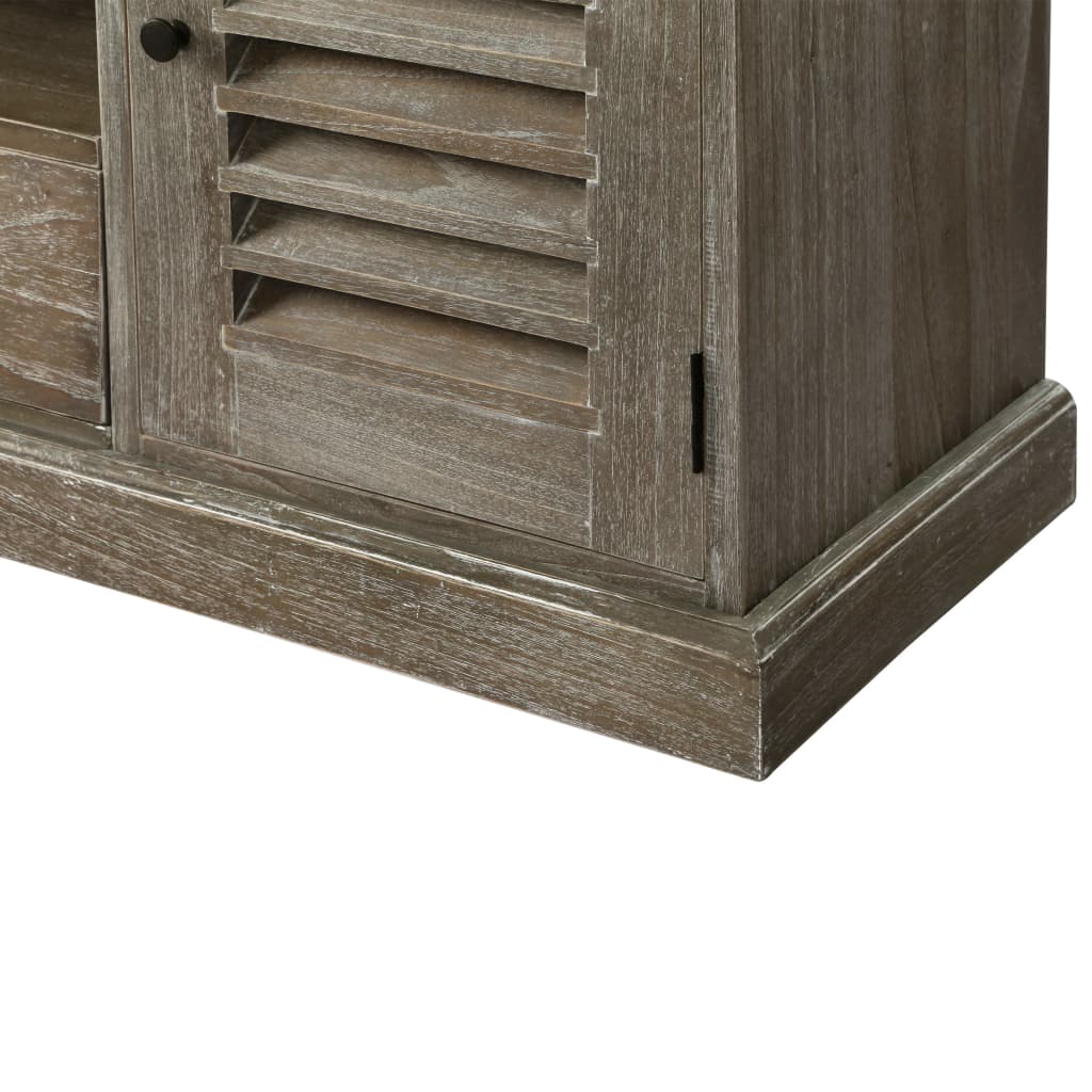 Tv-Meubel 145X35X60 Cm Massief Mindihout