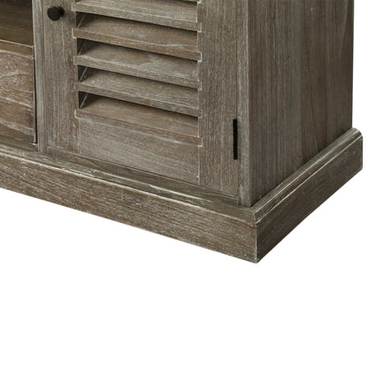 Tv-Meubel 145X35X60 Cm Massief Mindihout