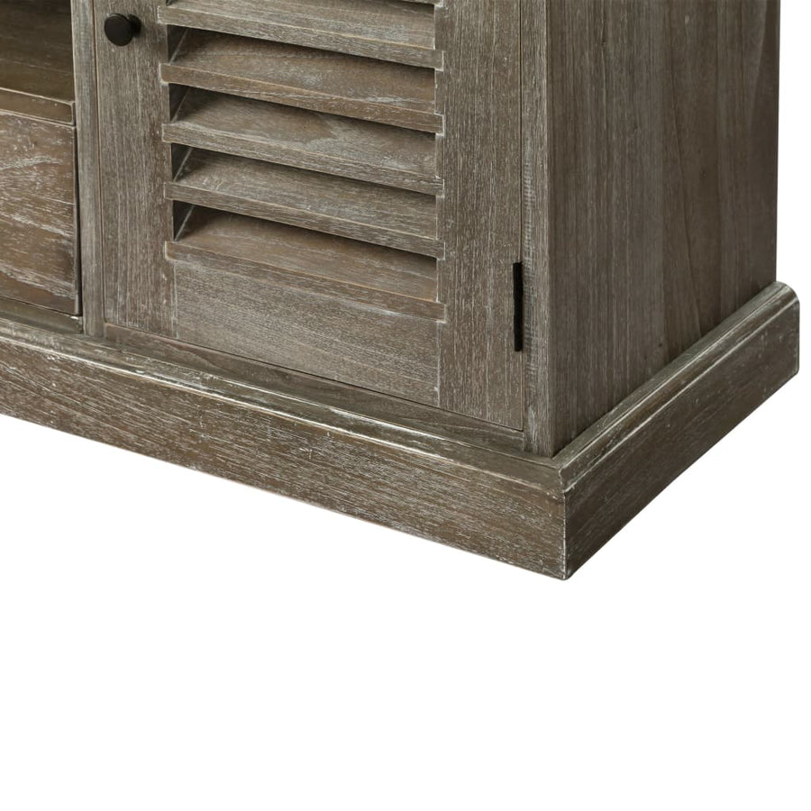 Tv-Meubel 145X35X60 Cm Massief Mindihout