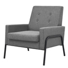 Fauteuil Staal En Stof