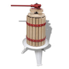 Fruit en wijnpers 6 L massief eikenhout
