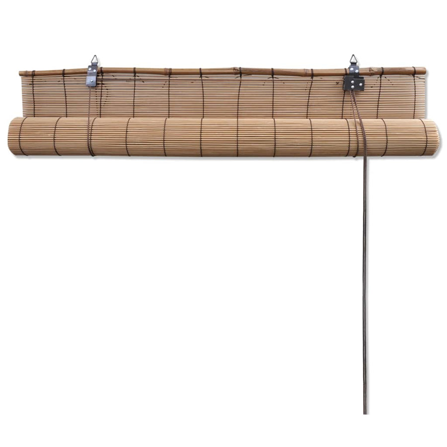 Rolgordijn Bamboe 150 x 160 cm Bruin