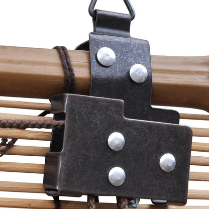 Rolgordijn Bamboe 80 x 220 cm Bruin