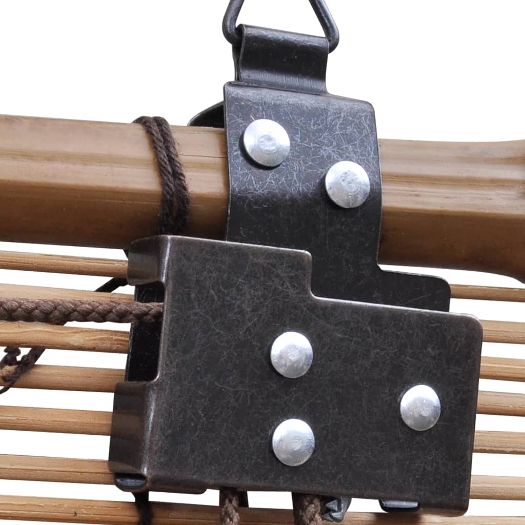 Rolgordijn Bamboe 100 x 220 cm Bruin