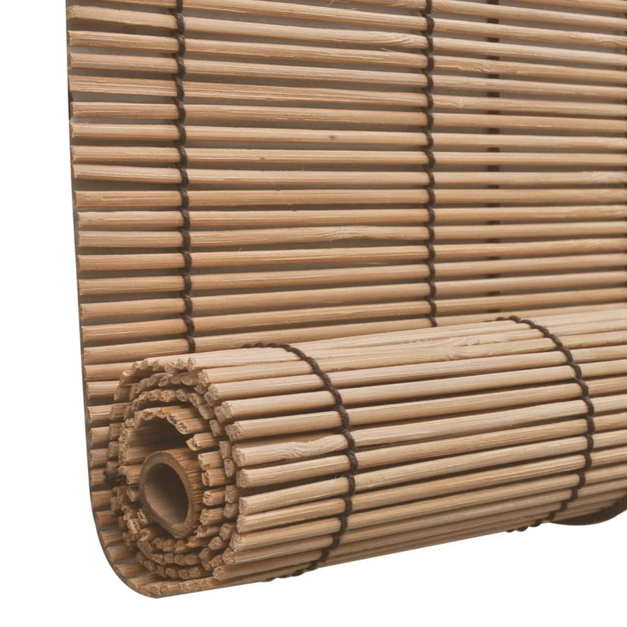 Rolgordijn Bamboe 140 x 220 cm Bruin