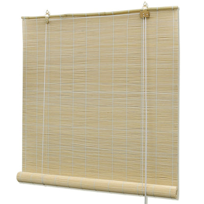 Rolgordijn Bamboe Naturel 150 x 160 cm Lichtbruin