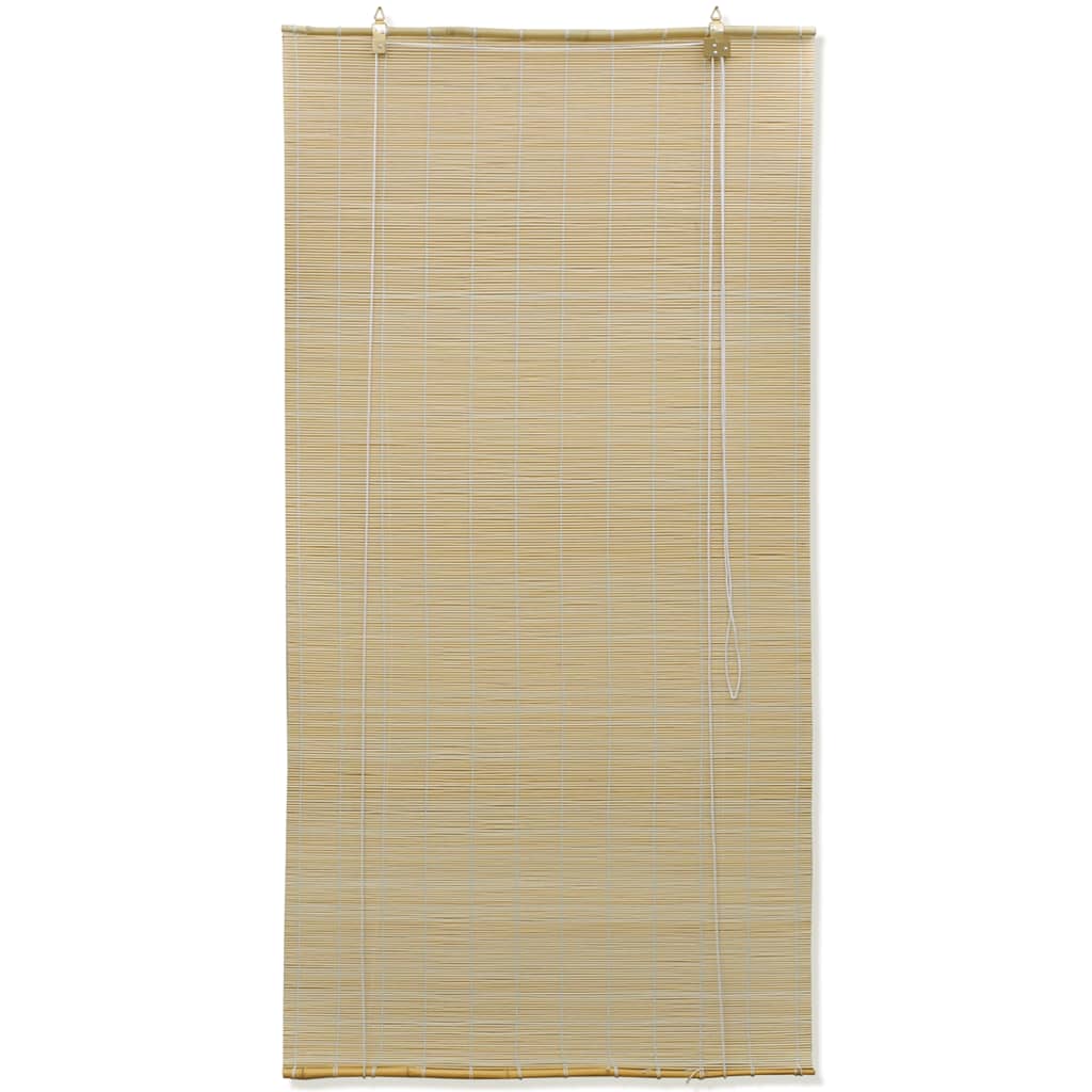 Rolgordijn Bamboe Naturel 150 x 160 cm Lichtbruin