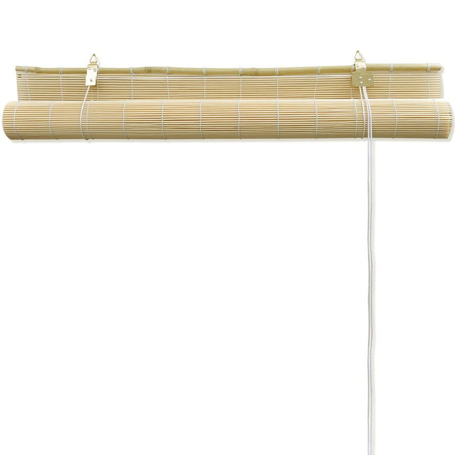 Rolgordijn Bamboe Naturel 150 x 160 cm Lichtbruin