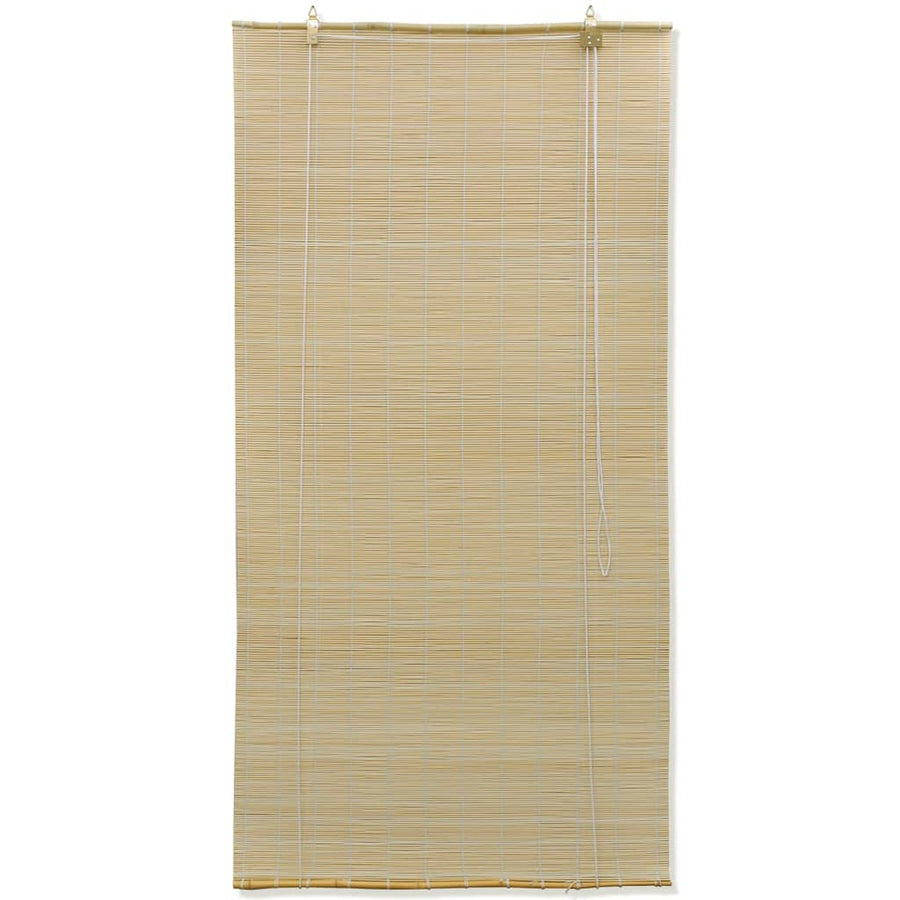 Rolgordijn Bamboe Naturel 80 x 220 cm Lichtbruin