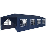 Partytent 12x3 m blauw