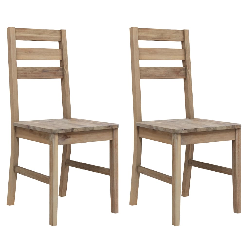Eetkamerstoelen Massief Acaciahout 2