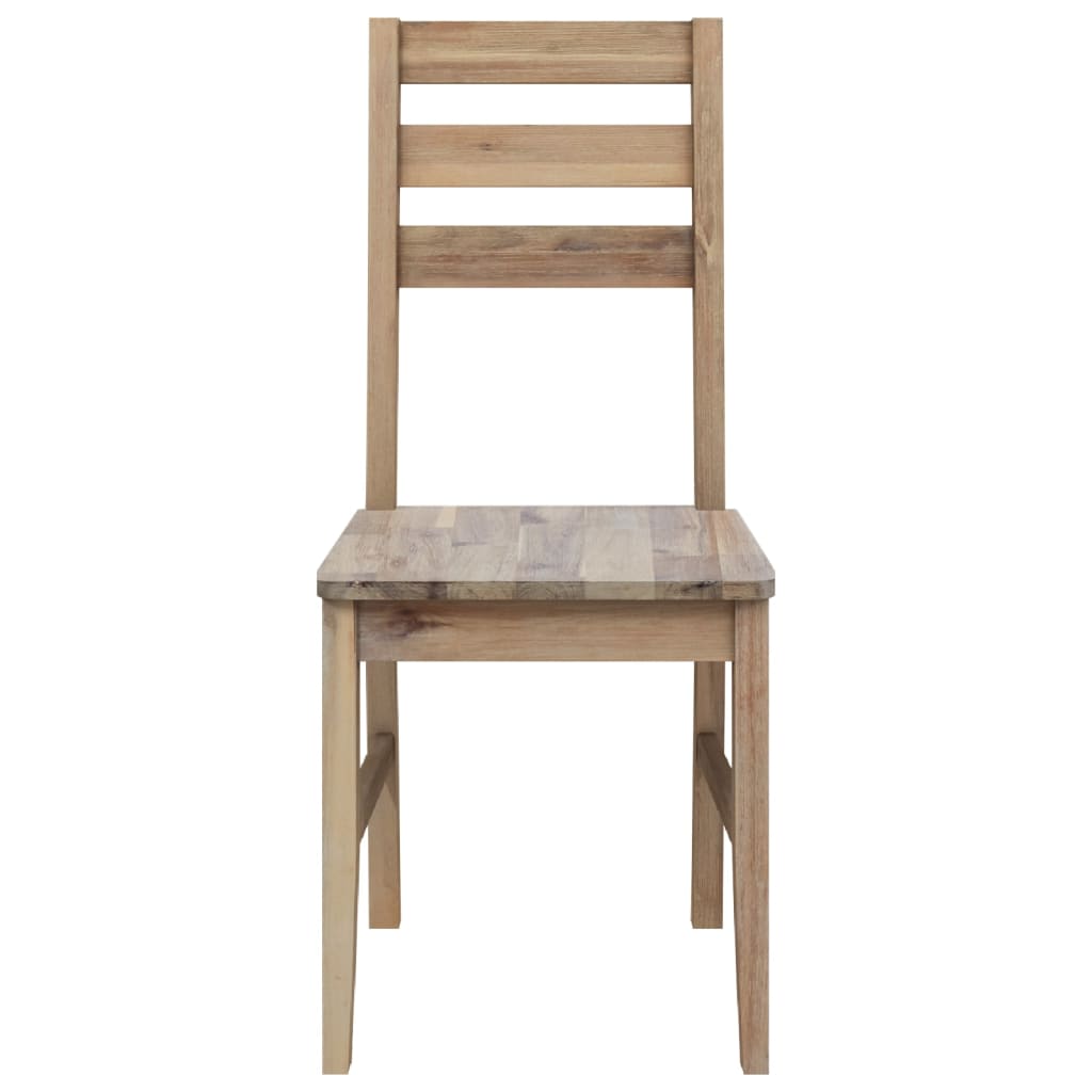 Eetkamerstoelen Massief Acaciahout 2