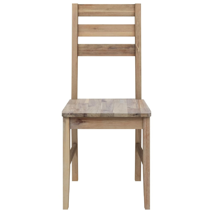 Eetkamerstoelen Massief Acaciahout 2