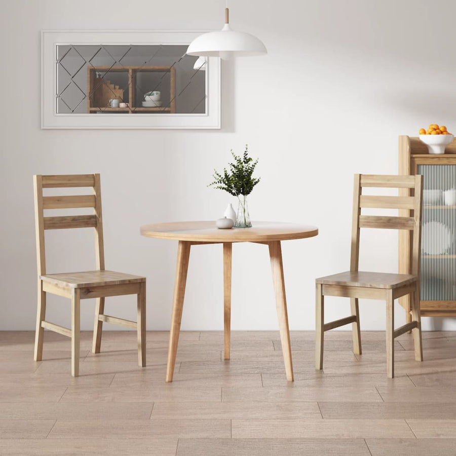 Eetkamerstoelen Massief Acaciahout 2