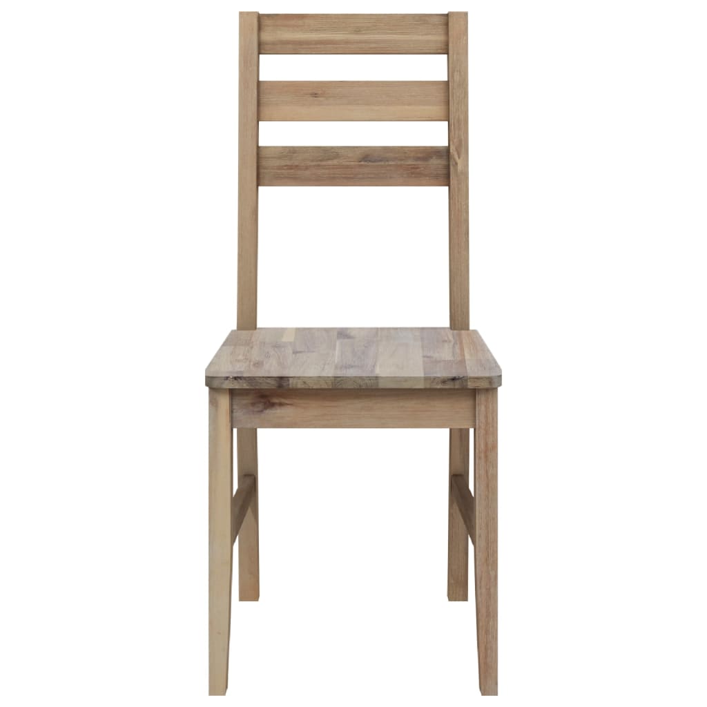 Eetkamerstoelen Massief Acaciahout 4