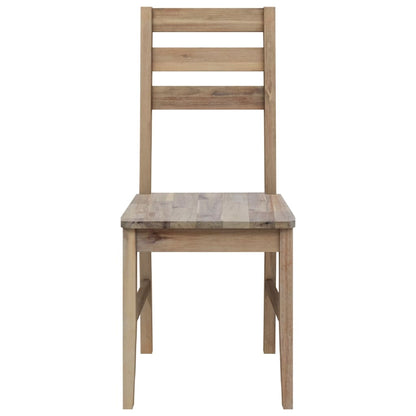 Eetkamerstoelen Massief Acaciahout 4