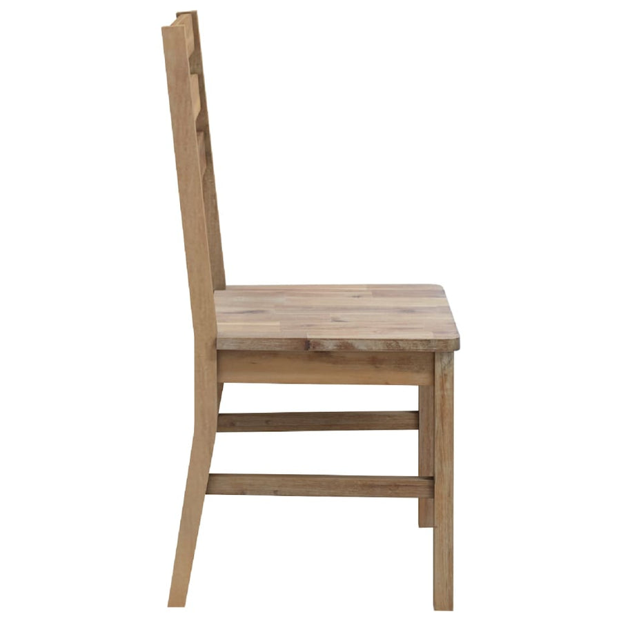 Eetkamerstoelen Massief Acaciahout 4