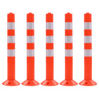 Traffic posts 75 cm plastic 5 pcs