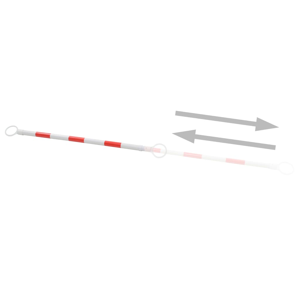 Pylonstangen Inklapbaar 116-197 Cm Kunststof St