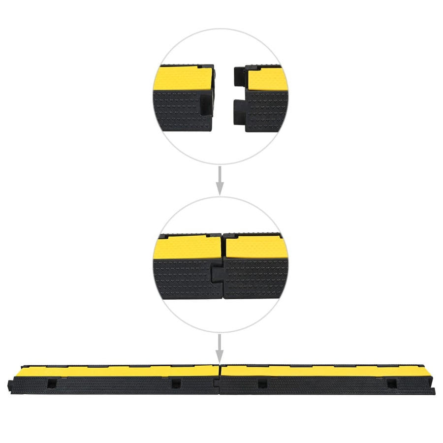 Kabelbeschermer Drempel Tunnel 00 Cm Rubber 1 100 x 25 x 5.9 cm