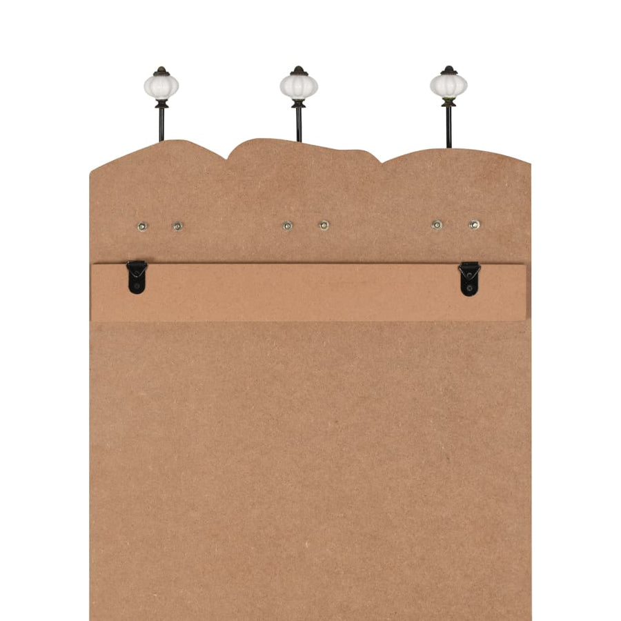 Wandkapstok Met 6 Haken Men Ladies 120X40 Cm