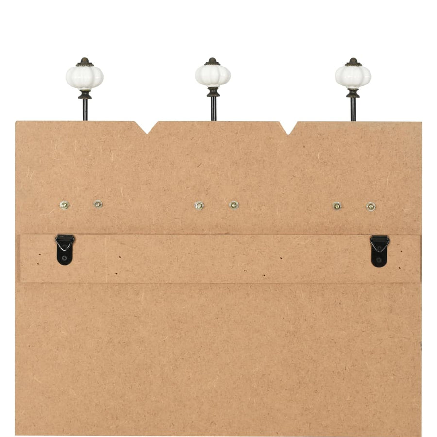 Wandkapstok Met 6 Haken Family Rules 120X40 Cm