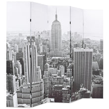 Kamerscherm New York Bij Daglicht 200X170 Cm Zwart En Wit 200 x 170 cm