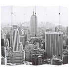 Kamerscherm 228x170 cm New York zwart wit