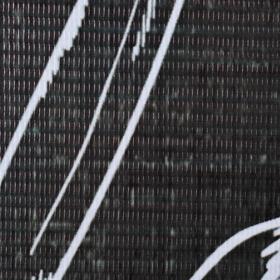 Kamerscherm Inklapbaar Veren 228X170 Cm Zwart En Wit 228 x 170 cm