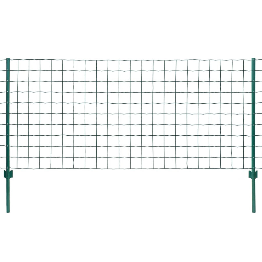 Euro hek 20x1,2 m staal groen 20x1.2m/76x63mm