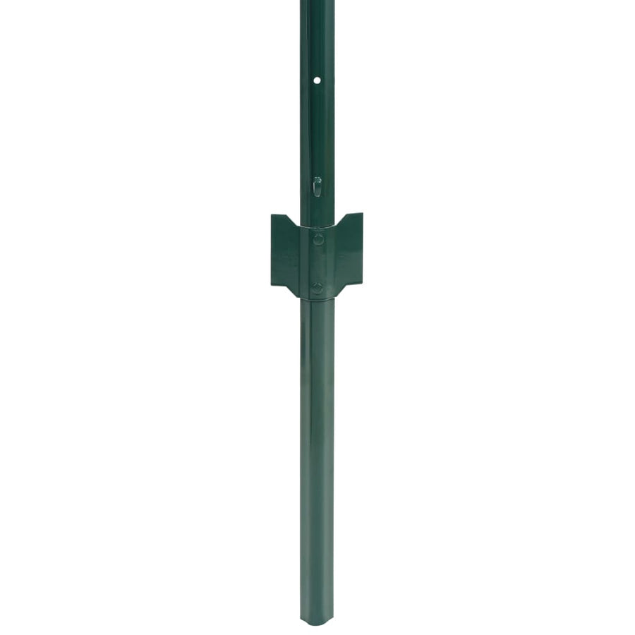Euro hek 20x1,2 m staal groen 20x1.2m/76x63mm