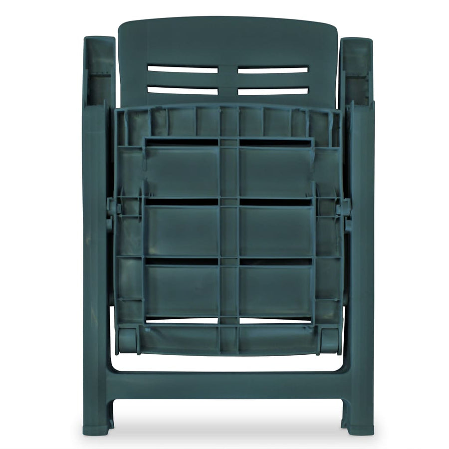 Tuinstoelen Verstelbaar Kunststof 2 Groen