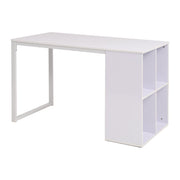 Schrijftafel 120x60x75 cm wit bewerkt hout