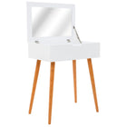 Kaptafel 60x40x75 cm MDF wit