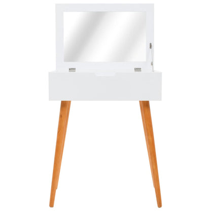 Kaptafel Met Spiegel 60X40X75 Cm Mdf