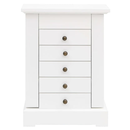 Sieradenkastje Met Spiegel 25X13,5X34 Cm Mdf