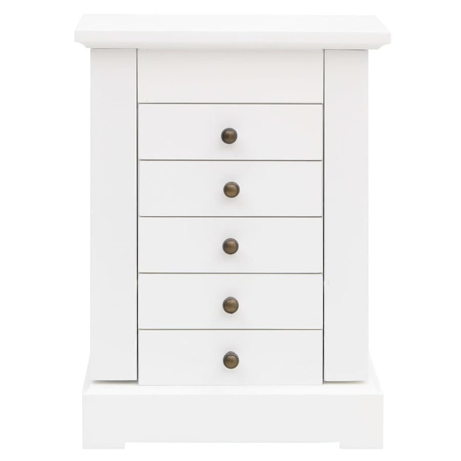 Sieradenkastje Met Spiegel 25X13,5X34 Cm Mdf