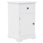 Bedside table 35x32x59 cm MDF and pine wood