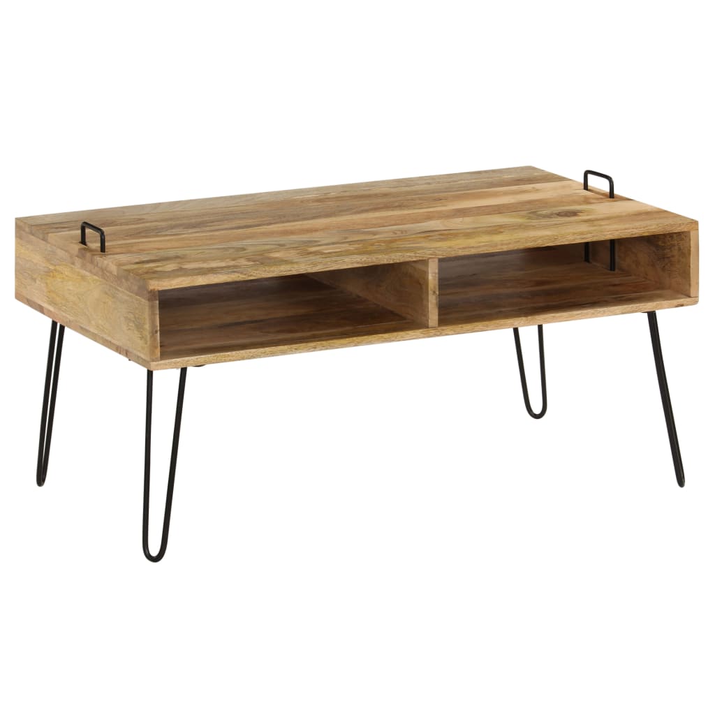 Salontafel 100X60X45 Cm Massief Mangohout